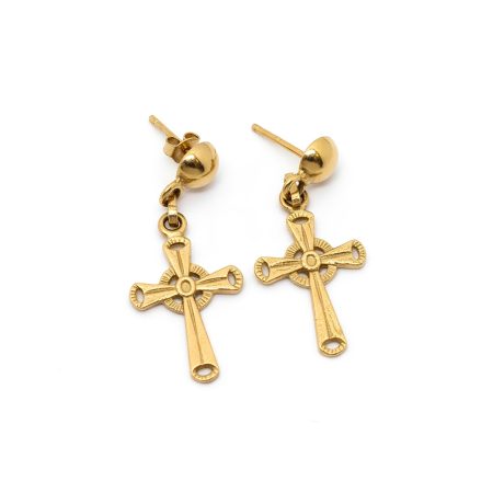Celtic Cross Earrins