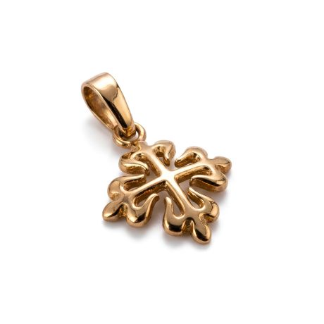 Cross- Leaf Pendant