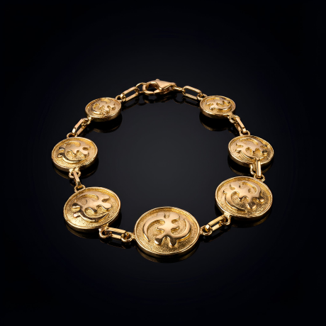 Ebossed Gye Nyame Bracelet