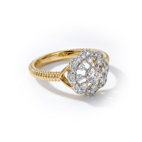 Floral Diamond Cluster