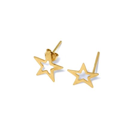 Outline Star Earrings